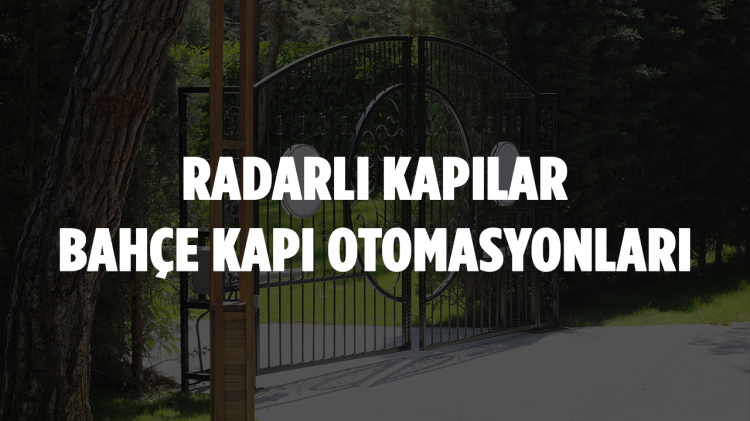 Konya Otomatik Kapı Sistemleri, Bahçe Kapı Otomasyonları